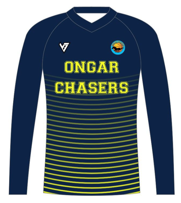 Ongar Chasers long sleeve Warm up top