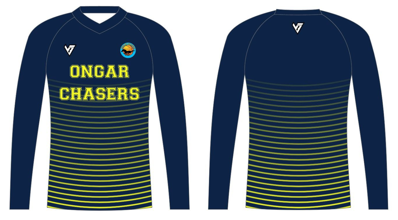 Ongar Chasers long sleeve Warm up top