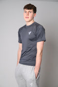 Load image into Gallery viewer, GREY STEEL COMPRESSION TEE
